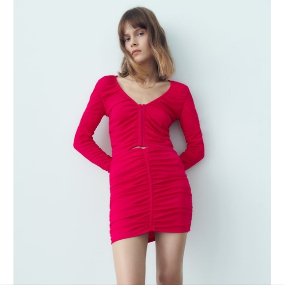 Gathered Skirt Strawberry Zara - Picture 3 of 9